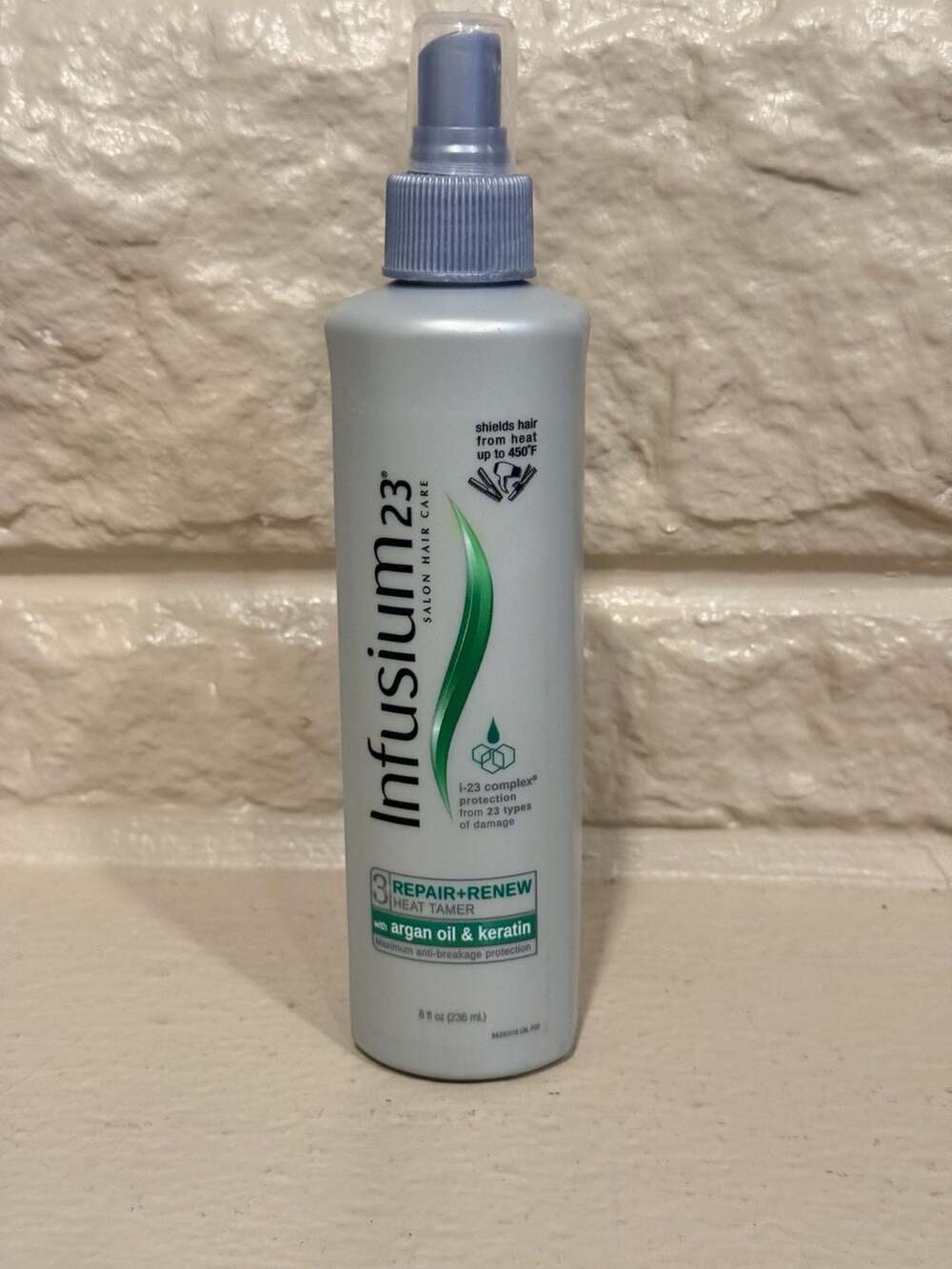 Infusium 23 Repair + Renew Heat Tamer with Argan Oil & Keratin 8 oz Spray